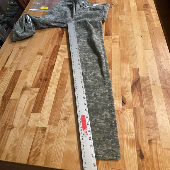 Rag & Bone Jeans Skinny Digital‎ Camo Camouflage USA Made Sz 29 EUC - Picture 12 of 13